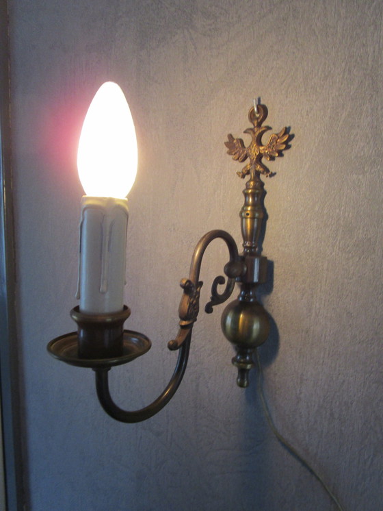 Image 1 of Vintage Wandlamp Art Nouveau Stijl