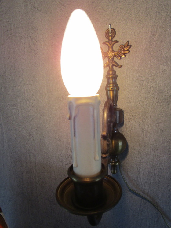 Image 1 of Vintage Wandlamp Art Nouveau Stijl