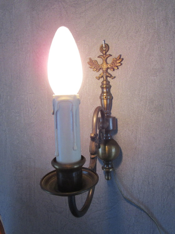 Image 1 of Vintage Wandlamp Art Nouveau Stijl