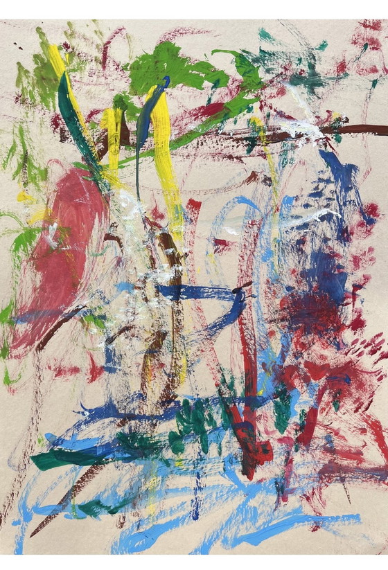 Image 1 of Abstracte gouache