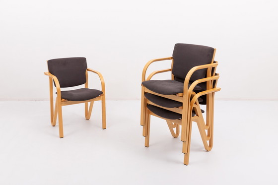 Image 1 of 6x Vier Design stoelen