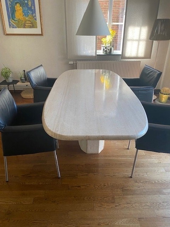 Image 1 of XL Travertin Eettafel