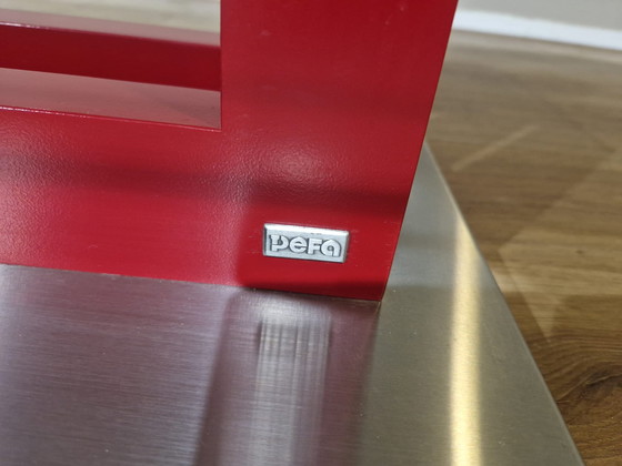 Image 1 of Pefa Salontafel - Glas - Rood - Design - Showroomstaat