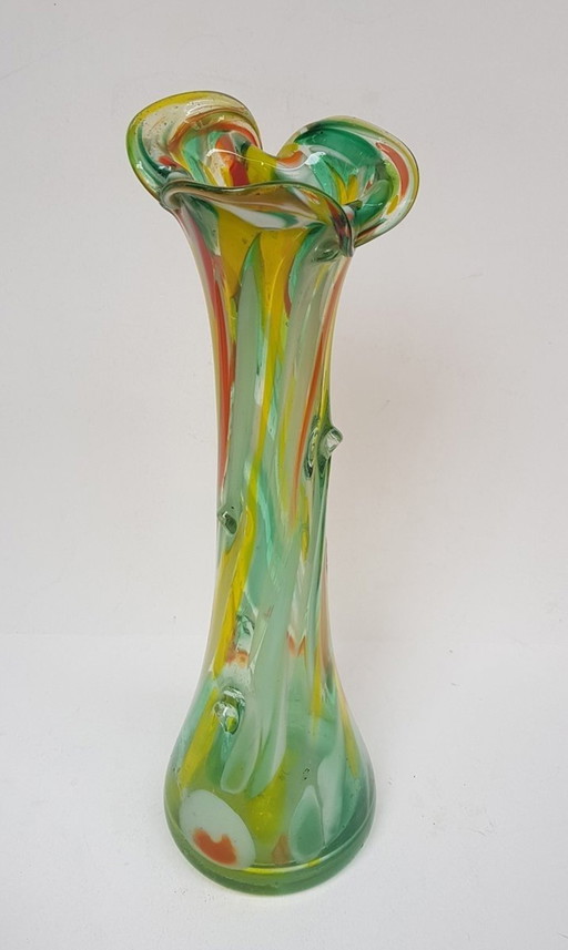 Mid Century Murano glazen vaas