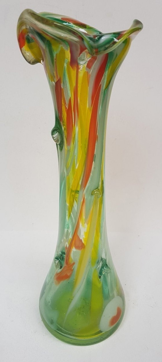 Image 1 of Mid Century Murano glazen vaas