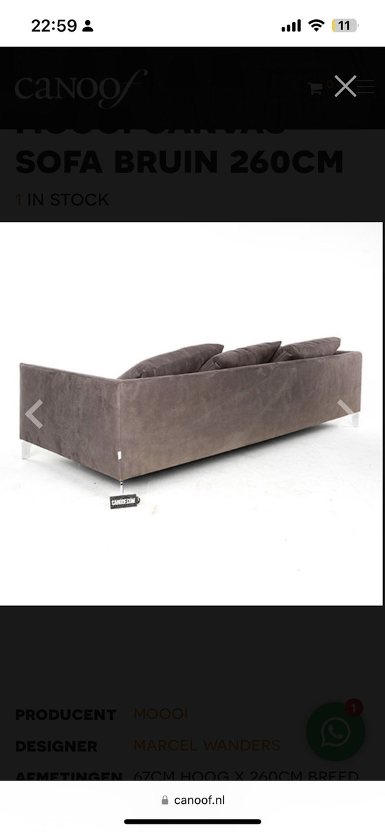 Image 1 of MOOOi sofa en footstool by Marcel Wanders