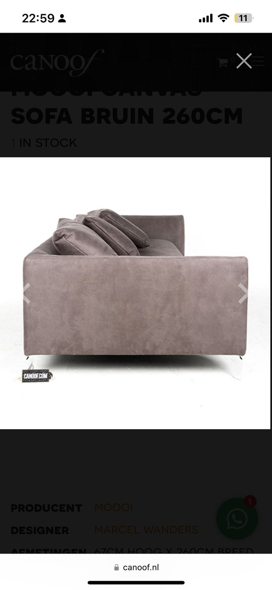 Image 1 of MOOOi sofa en footstool by Marcel Wanders