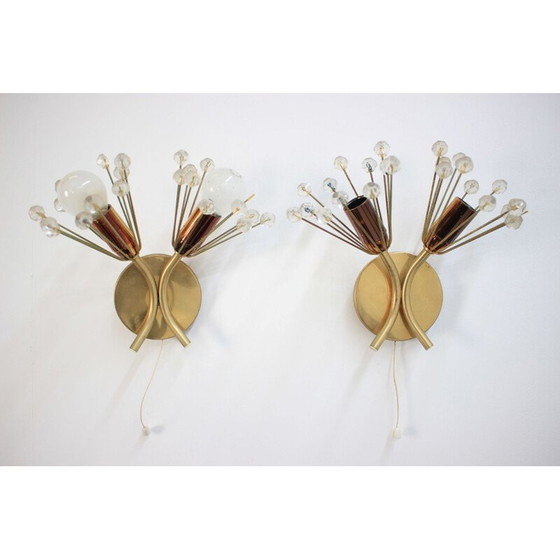 Image 1 of Paar vintage wandlampen van Emil Stejnar Rupert Nikoll