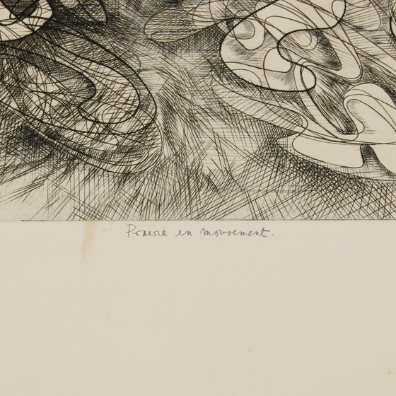 Image 1 of Antoine Pentsch (1925-2012) - Ets - "Praisie En Movement" - 1967 - Epreuve D'Artiste 