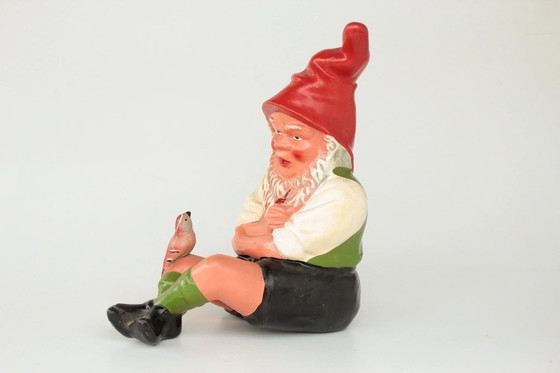 Image 1 of Heissner Kabouter / Tuinkabouter Mid Century "Twee Vrienden"