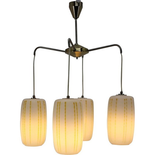 Mid century glazen hanger Duitsland 1970