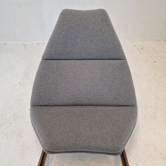 Image 1 of Vintage metalen en stoffen stoel van Geoffrey Harcourt voor Artifort, 1960