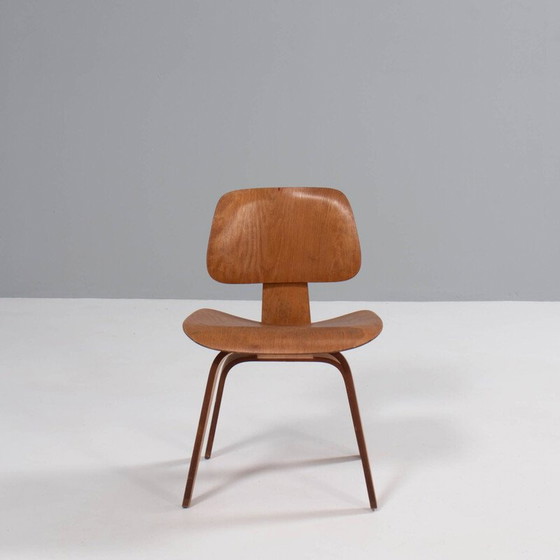 Image 1 of Paar vintage DCW eetkamerstoelen van Charles & Ray Eames, jaren 1950