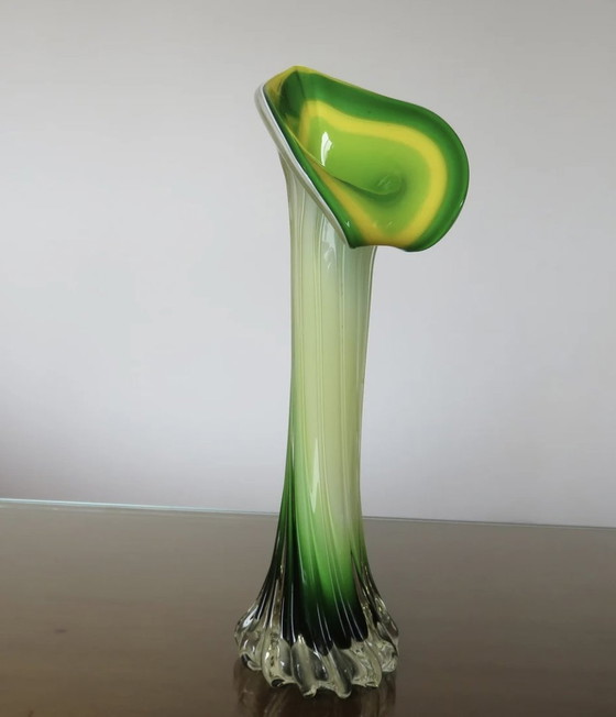 Image 1 of Vaas, Soliflore " Arum " In Glas