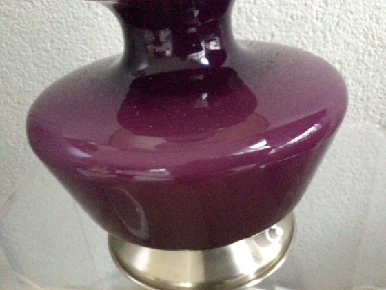 Image 1 of Vintage Holmegaard Lamp Met Kap In Eersteklas Conditie 