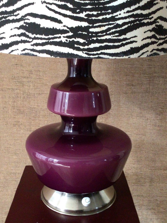 Image 1 of Vintage Holmegaard Lamp Met Kap In Eersteklas Conditie 