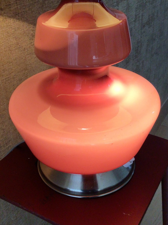 Image 1 of Vintage Holmegaard Lamp Met Kap In Eersteklas Conditie 