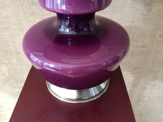 Image 1 of Vintage Holmegaard Lamp Met Kap In Eersteklas Conditie 