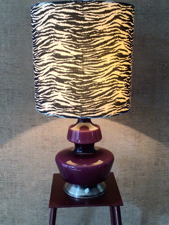 Image 1 of Vintage Holmegaard Lamp Met Kap In Eersteklas Conditie 