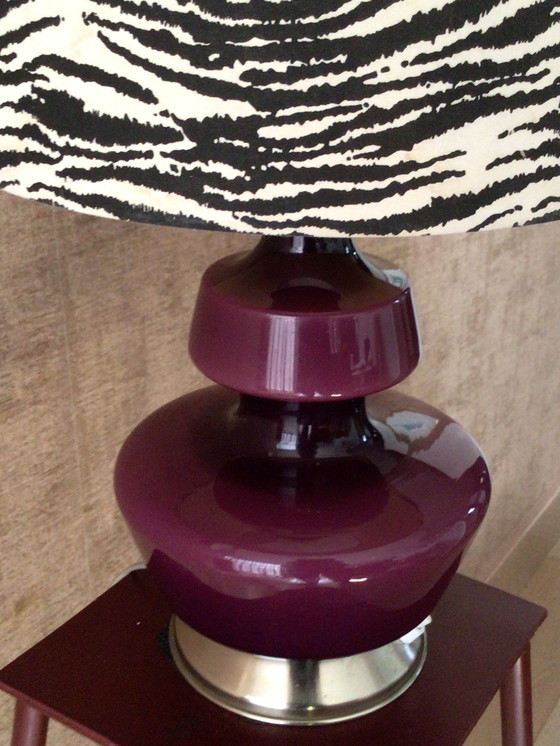 Image 1 of Vintage Holmegaard Lamp Met Kap In Eersteklas Conditie 