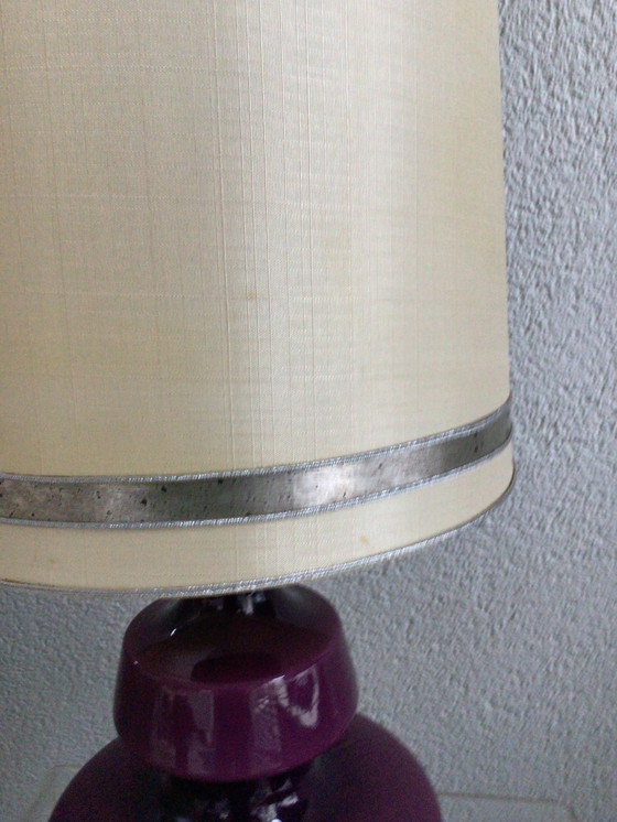 Image 1 of Vintage Holmegaard Lamp Met Kap In Eersteklas Conditie 