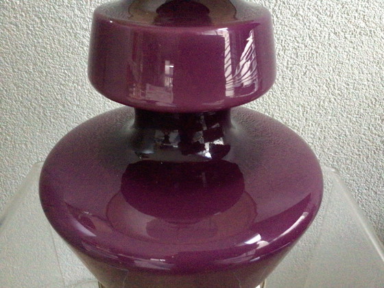 Image 1 of Vintage Holmegaard Lamp Met Kap In Eersteklas Conditie 