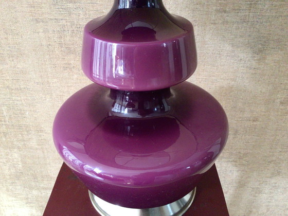 Image 1 of Vintage Holmegaard Lamp Met Kap In Eersteklas Conditie 