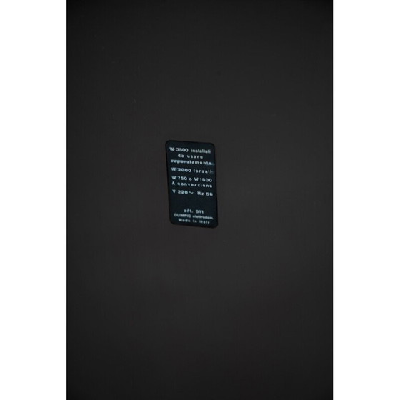 Image 1 of Vintage plastic en aluminium elektrisch fornuis voor Olympique, Italië 1970