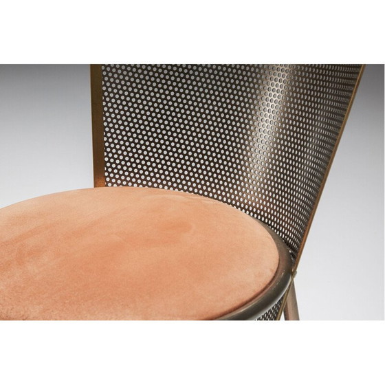 Image 1 of Set van 12 vintage Expo '92 koperen stoelen door Frans Van Praet, 1992