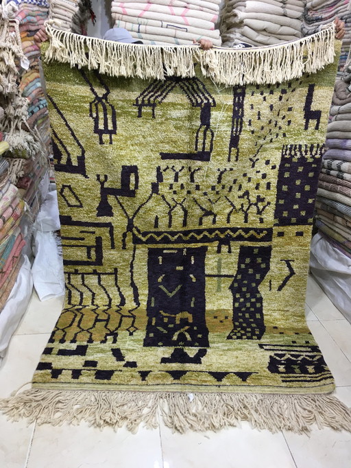 Beni Ouarain Marokkaans Berber Vloerkleed 2m53 x 1m71