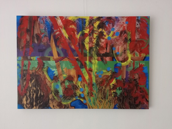 Image 1 of Tineke van Steenbergen - "Passion" schilderij