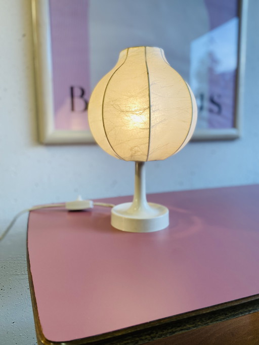 Vintage bedlampje uit het ruimtetijdperk