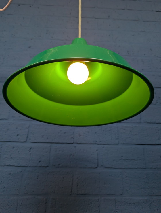 Image 1 of Retro Groene Hanglamp