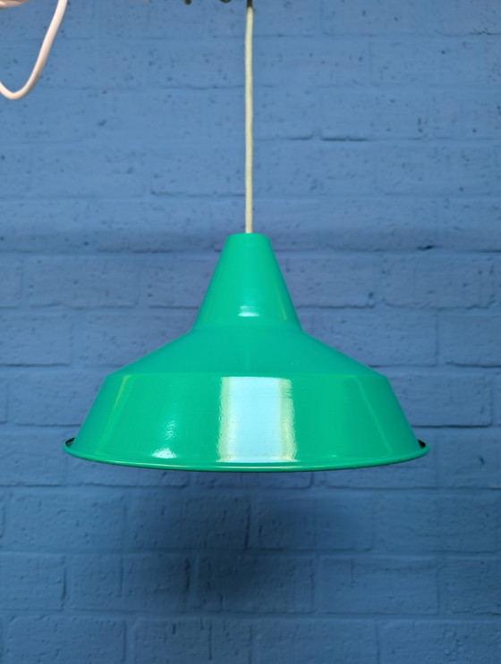 Image 1 of Retro Groene Hanglamp