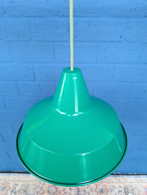 Image 1 of Retro Groene Hanglamp