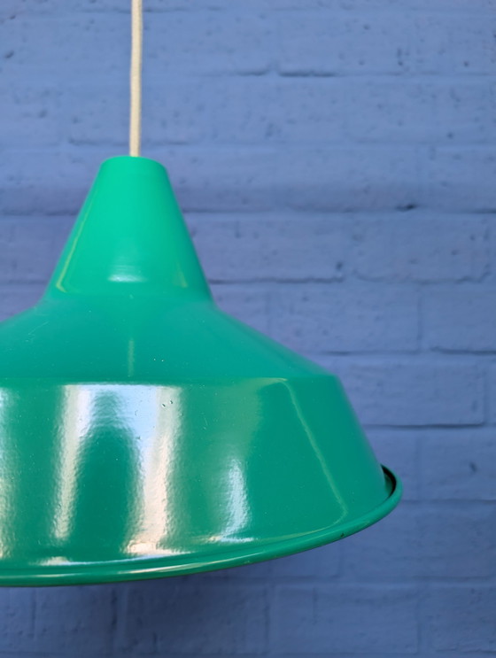 Image 1 of Retro Groene Hanglamp