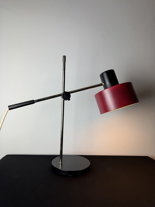 Oude Vintage Hengellamp Bureaulamp 