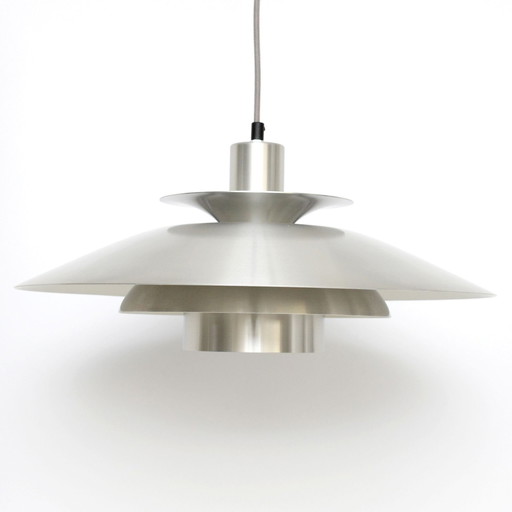 Scandinavische zilveren lamp, 1970