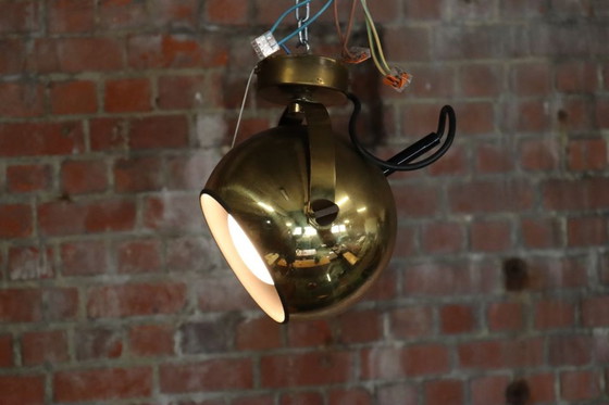 Image 1 of Set of vintage brass ceiling and wall lamps by Sische leuchten, Germany 1960's.