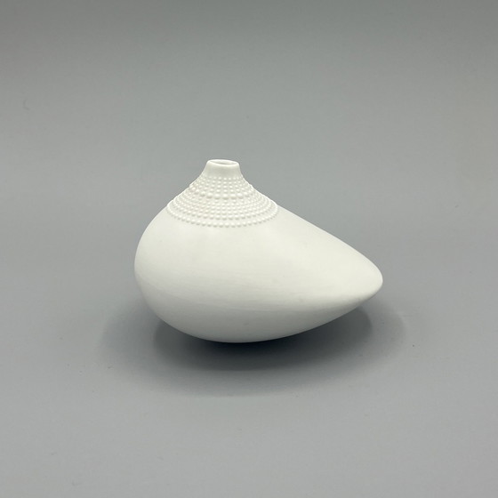 Image 1 of Pollo Wit Porseleinen Vaas - Tapio Wirkkala Voor Rosenthal Studio-Linie