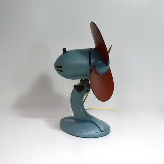 Image 1 of Vintage roterende ventilator met zachte vinnen, 1960