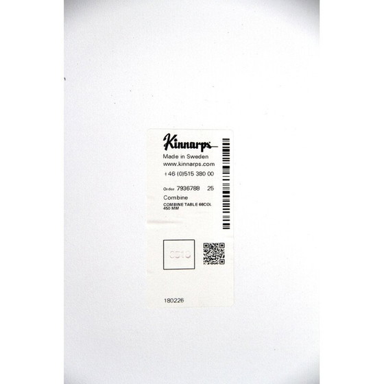 Image 1 of Vintage salontafel in aluminium en chroom voor Kinnarps