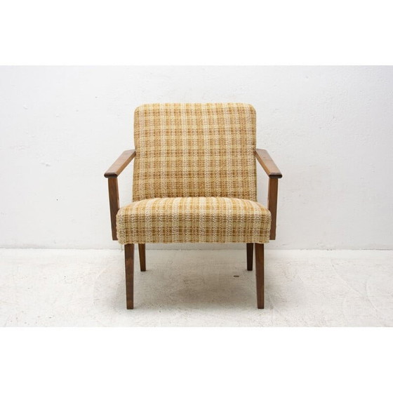 Image 1 of Paar vintage beukenhouten fauteuils van Tatra nábytok, Tsjechië 1960