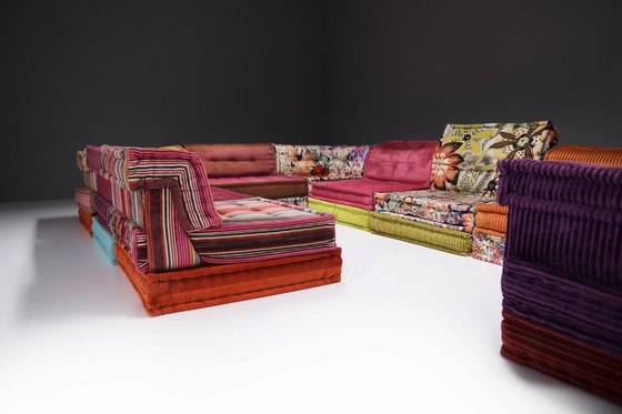 Image 1 of Prachtige XXL Mah Jong 'Missoni Home' stof van Hans Hopfer voor Roche Bobois