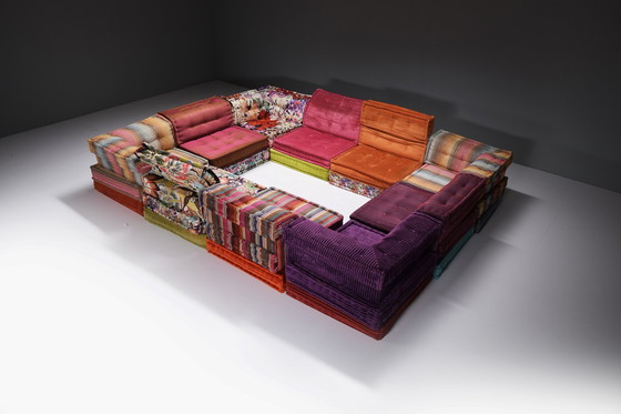 Image 1 of Prachtige XXL Mah Jong 'Missoni Home' stof van Hans Hopfer voor Roche Bobois