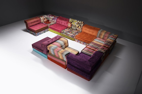 Image 1 of Prachtige XXL Mah Jong 'Missoni Home' stof van Hans Hopfer voor Roche Bobois