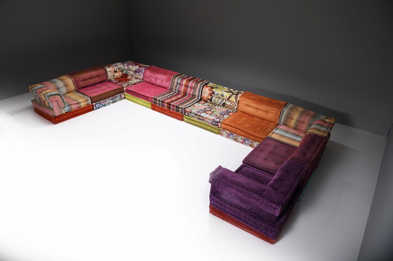 Image 1 of Prachtige XXL Mah Jong 'Missoni Home' stof van Hans Hopfer voor Roche Bobois