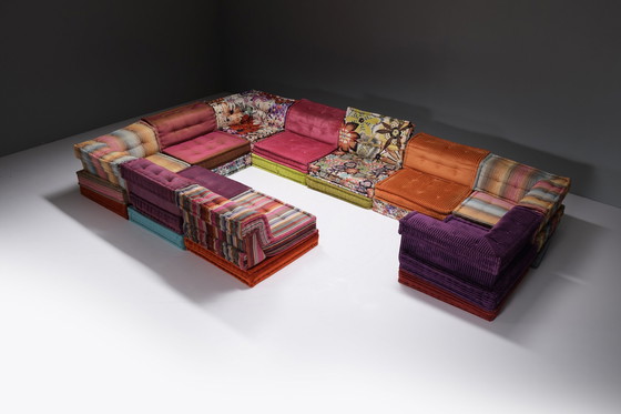 Image 1 of Prachtige XXL Mah Jong 'Missoni Home' stof van Hans Hopfer voor Roche Bobois