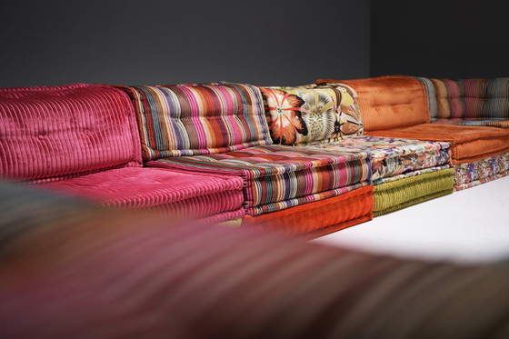 Image 1 of Prachtige XXL Mah Jong 'Missoni Home' stof van Hans Hopfer voor Roche Bobois