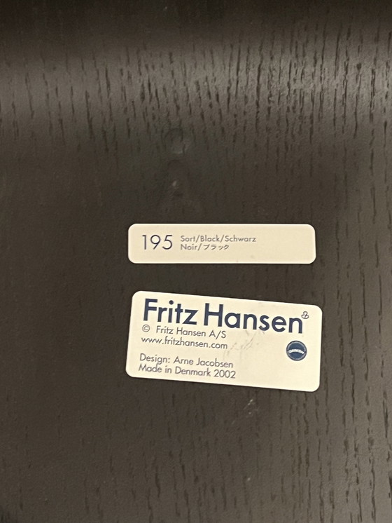 Image 1 of 6x Arne Jacobsen Voor Fritz Hansen